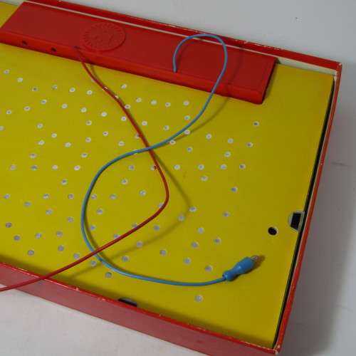 Vintage Jumbo Electro Comic learning board game - English / Afrikaans