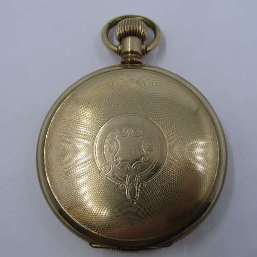 Antique 1928 Elgin full hunter gold-plated  pocket watch - serial 30841765