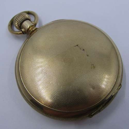 Antique 1928 Elgin full hunter gold-plated  pocket watch - serial 30841765