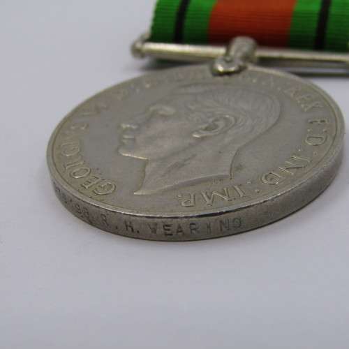 WW2 Defence Medal issued to 576198 R.H. Wearing