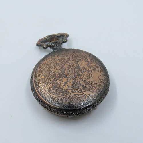 1880`s Style Paris Expo full hunter quartz pocketwatch - Hachette pocket watch collection #35