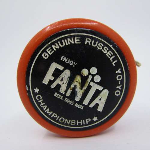 Vintage Fanta Championship Russel Yo-Yo - cracked on Afrikaans side