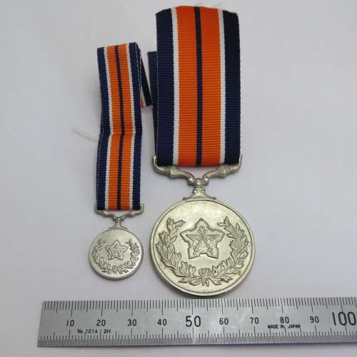 SADF General Service medal and miniature - #142269