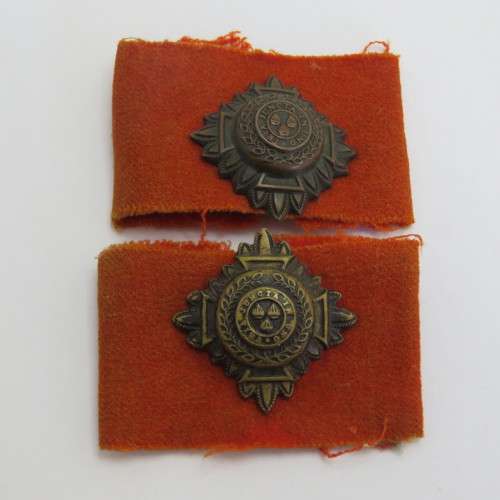 Pair of WW2 SA Union Defence Force epaulette bands