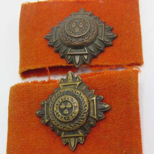 Pair of WW2 SA Union Defence Force epaulette bands