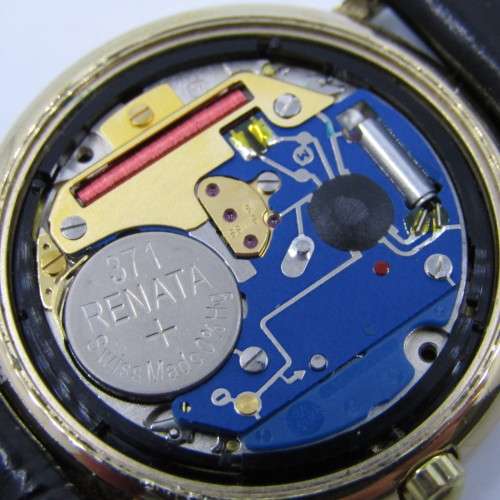 Raymond Weil 9140 Quartz18kt Gold electroplated mens watch - working