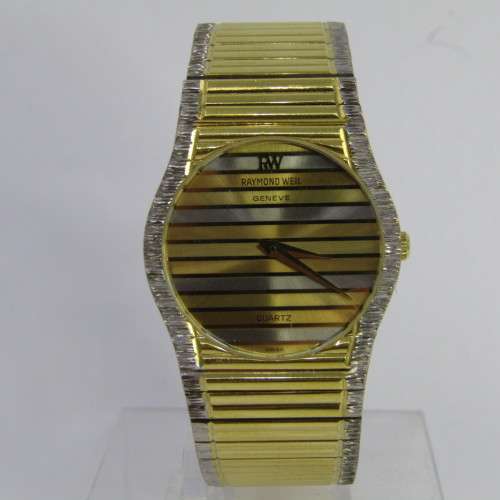 Raymond Weil 9062 Quartz ladies watch - 18kt electroplated - working