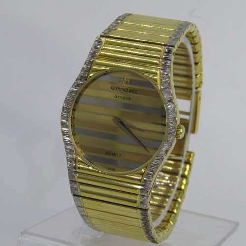 Raymond Weil 9062 Quartz ladies watch - 18kt electroplated - working