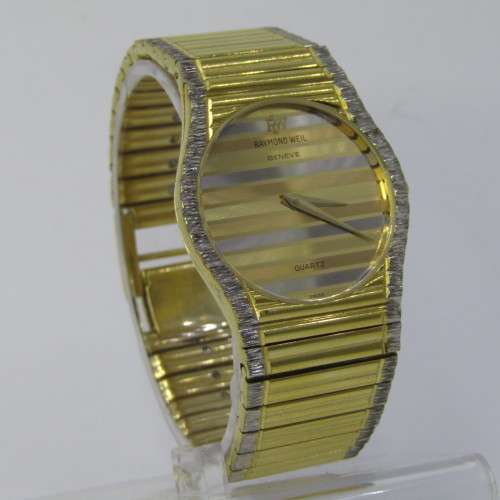 Raymond Weil 9062 Quartz ladies watch - 18kt electroplated - working