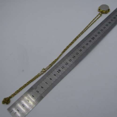 Beautiful Gold coloured Quartz pendant watch