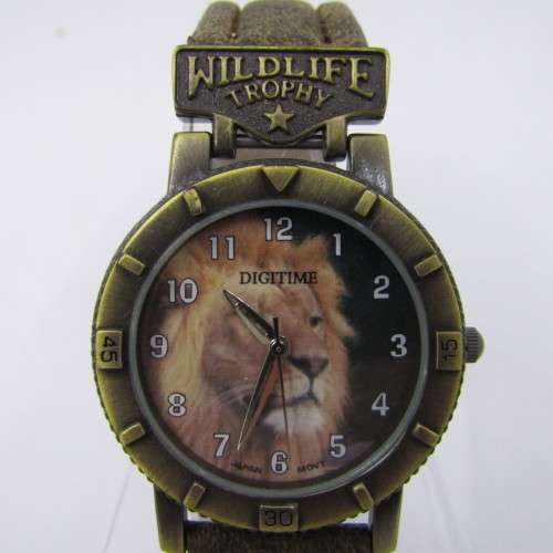 Digitime Wildlife Trophy Quartz mens watch - working