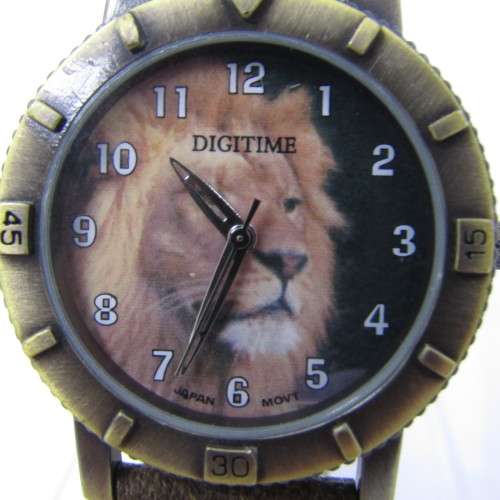 Digitime Wildlife Trophy Quartz mens watch - working