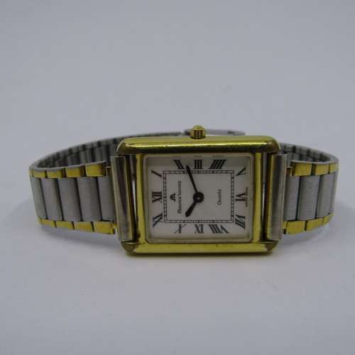 Maurice Lacroix Tank 32536 ladies quartz dress watch - working - fine scratches on glass