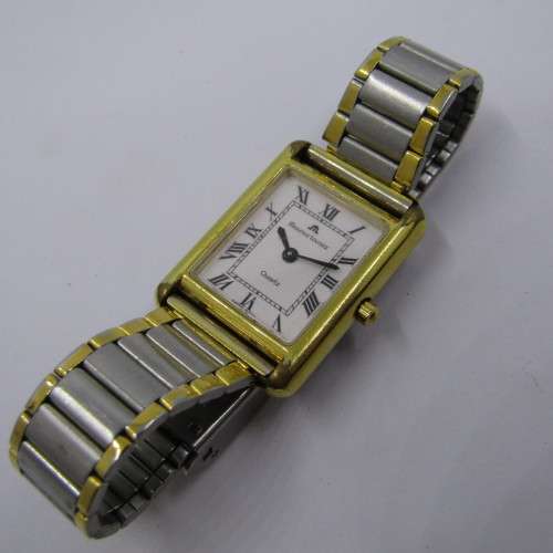 Maurice Lacroix Tank 32536 ladies quartz dress watch - working - fine scratches on glass