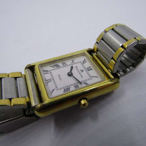 Maurice Lacroix Tank 32536 ladies quartz dress watch - working - fine scratches on glass