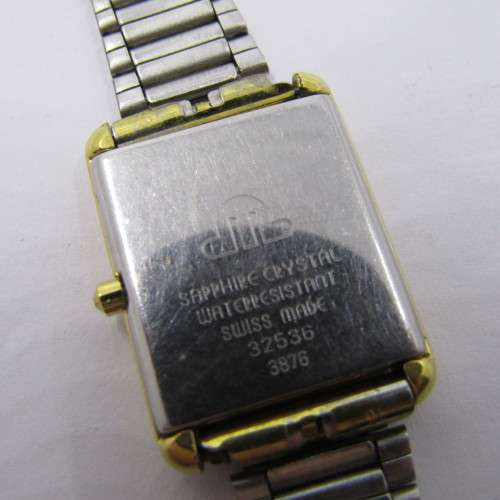 Maurice Lacroix Tank 32536 ladies quartz dress watch - working - fine scratches on glass