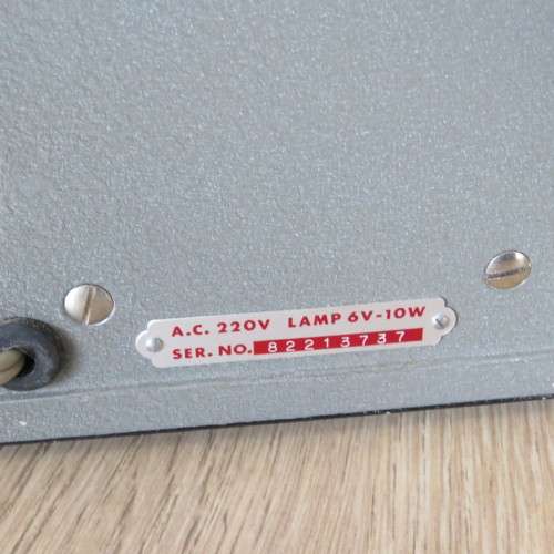 Vintage Minette Viewer editor eight in box with extra lamp - Viewer editor 20 cm high