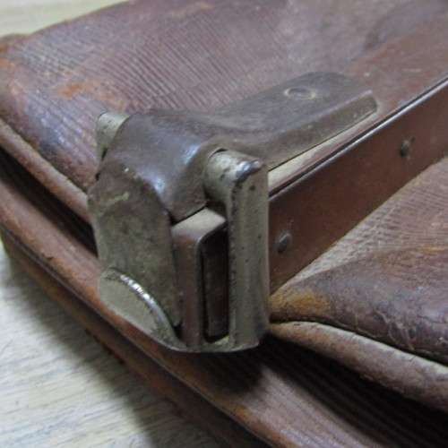 Vintage leather gentleman`s / doctors bag - rarely seen and needs some attention inside -  49 x 42cm