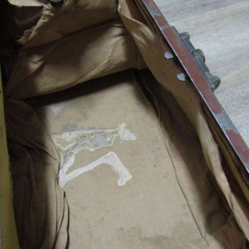 Vintage leather gentleman`s / doctors bag - rarely seen and needs some attention inside -  49 x 42cm