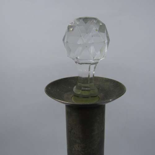 Vintage glass ships decanter