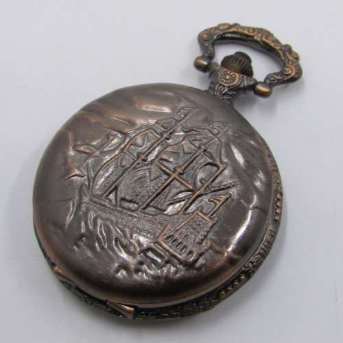 1750`s Style Sea Captain Quartz pocket watch - Hachette pocket watch collection #11 - working
