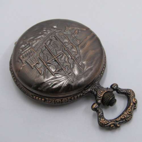 1750`s Style Sea Captain Quartz pocket watch - Hachette pocket watch collection #11 - working