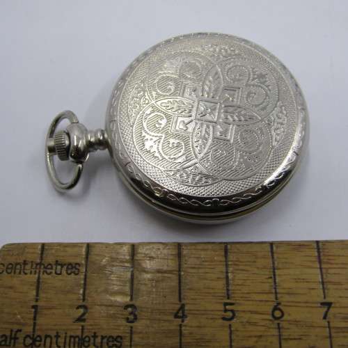1930`s Style Caravan Quartz pocket watch - Hachette pocket watch collection #46 - not working