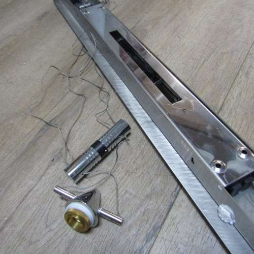 Vintage Light fitting - bought in Den Haag - 74 x 10cm