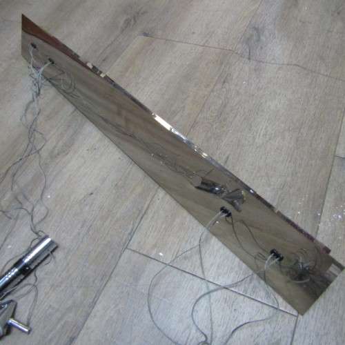 Vintage Light fitting - bought in Den Haag - 74 x 10cm