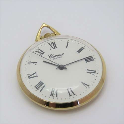 Vintage Corsar 17 Jewels pocketwatch - Working