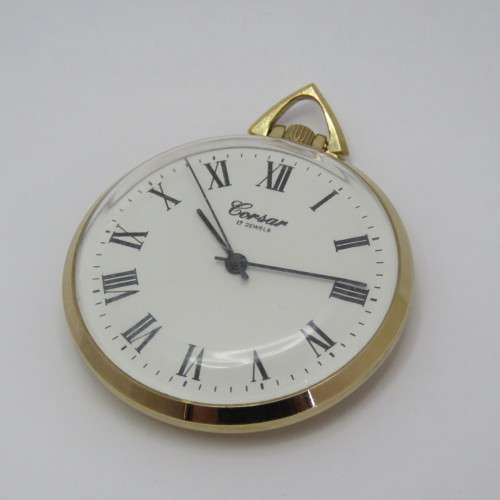 Vintage Corsar 17 Jewels pocketwatch - Working