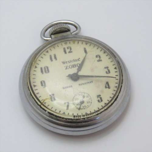 Westclox Zobo pocketwatch for spares - Not Working