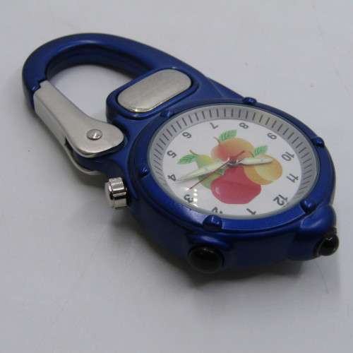 Promotional Carabiner clip watch - working