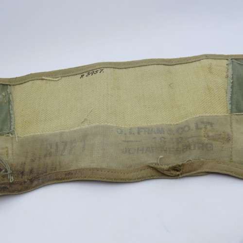 Pair of WW2 SA UDF uniform canvas puttees - Size 1