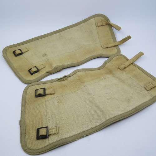 Pair of WW2 SA UDF uniform canvas puttees - Size 1