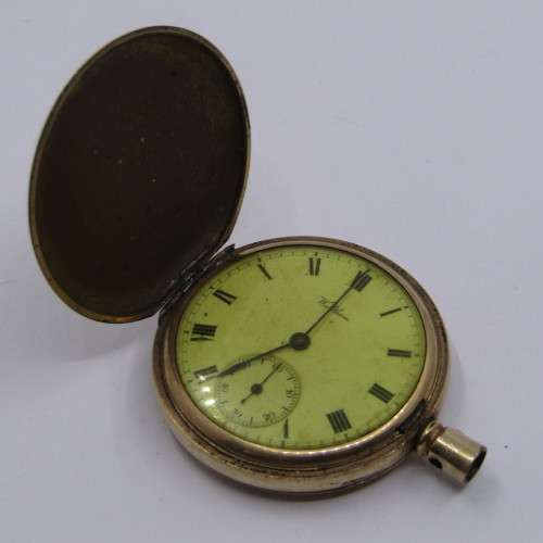 Antique Waltham pocket watch - not working - no crown