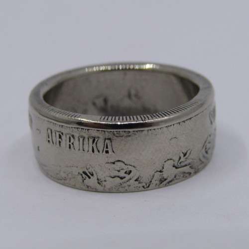 Ring made from 1977 South Africa R1 - size T/11