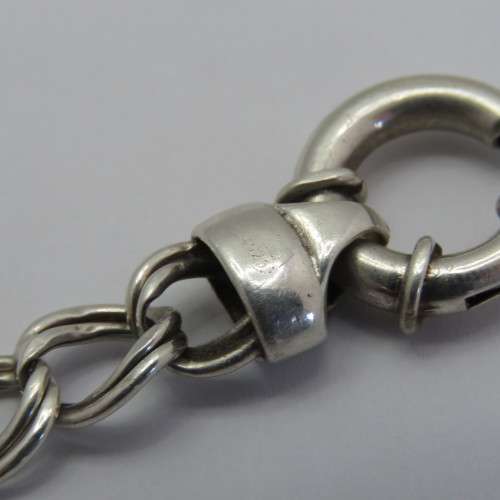 Sterling silver bracelet - Weighs 11,0 grams - Length 19,5 cm