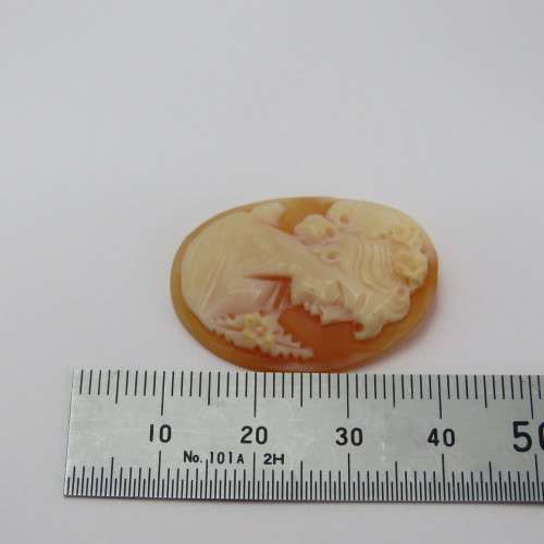 Vintage Cameo for jewellery - 23,4 mm x 30,3 mm
