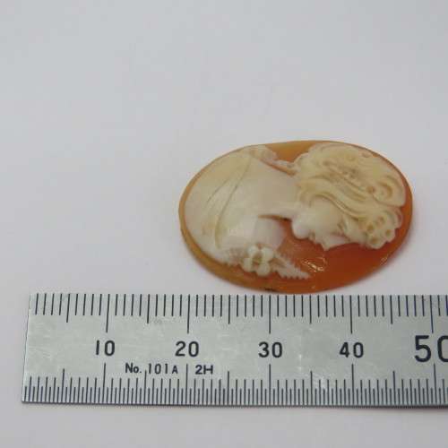 Vintage Cameo for jewellery - 22,7 mm x 30,1 mm