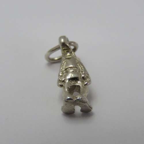 Sterling silver Goofy figurine charm pendant - Weighs 1,5 g