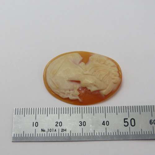 Vintage Cameo for jewellery - 26,8 mm x 35,5 mm