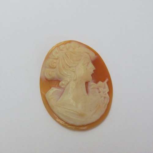 Vintage Cameo for jewellery - 26,8 mm x 35,5 mm