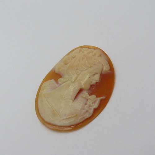 Vintage Cameo for jewellery - 26,8 mm x 35,5 mm