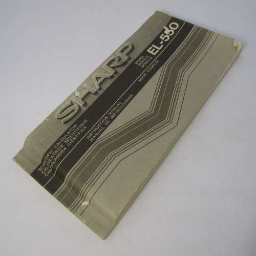 Vintage Sharp scientific EL-550 calculator - working