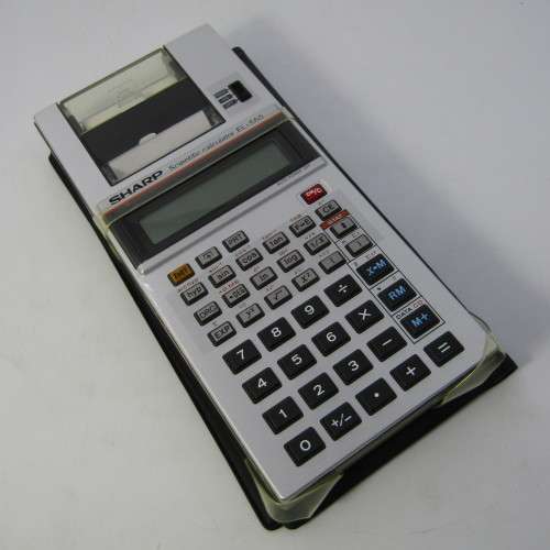 Vintage Sharp scientific EL-550 calculator - working