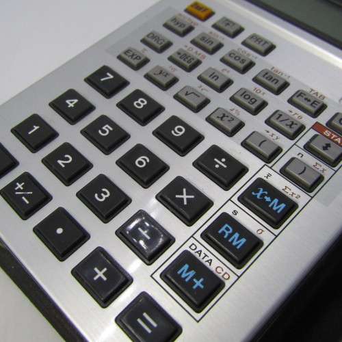 Vintage Sharp scientific EL-550 calculator - working