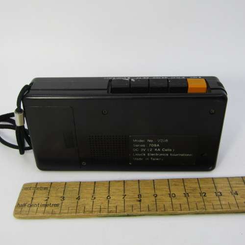 Vintage Lloyd`s micro cassette recorder - working - including extra mini cassette tape