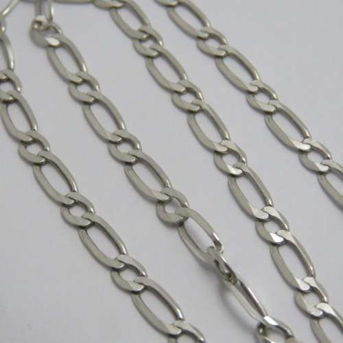 Sterling silver necklace - Weighs 8,9 g - Length 60 cm