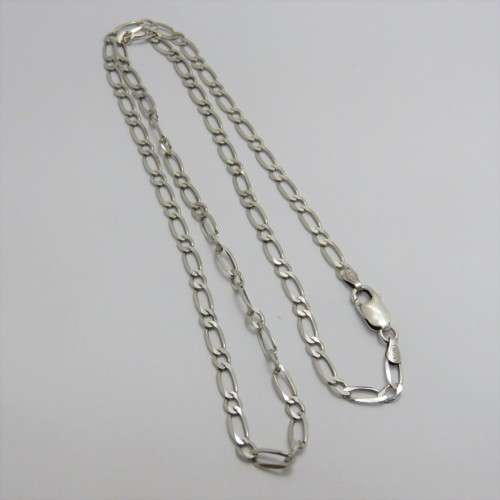 Sterling silver necklace - Weighs 8,9 g - Length 60 cm